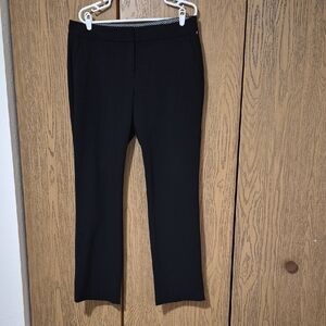 VINCE CAMUTO Women's Black Classic Elegant Straight Pants Pockets Size 12